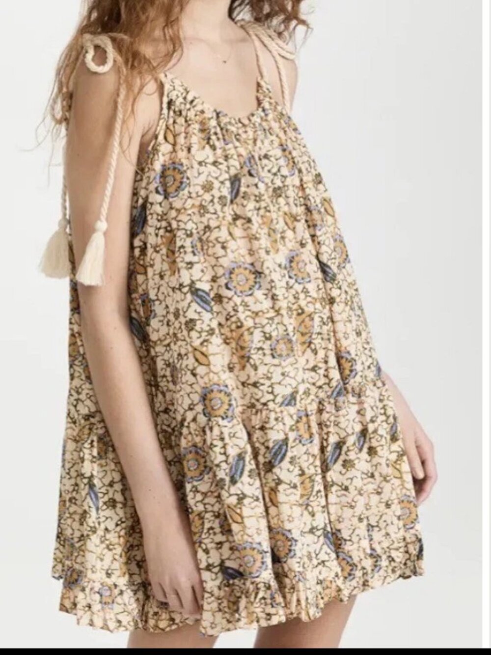 Ulla Johnson Floral Print Cover Up Tunic | Size S (fits M)